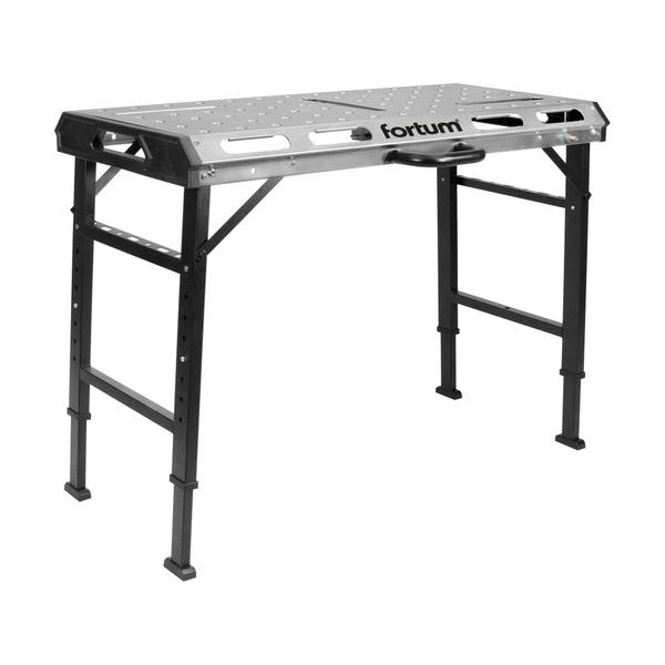 FORTUM STŮL SVAŘOVACÍ PŘENOSNÝ, 107X53CM, VÝŠKA 70-93CM, 4759970 - PRACOVNÍ STOLY{% if zbozi.kategorie.adresa_nazvy[0] != zbozi.kategorie.nazev %} - DÍLNA A GARÁŽ{% endif %}