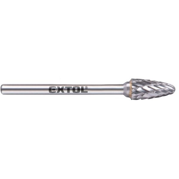 EXTOL INDUSTRIAL FRÉZA KARBIDOVÁ, KULATÝ OBLOUK, ⌀6X13MM, ⌀STOPKY 3MM, SEK STŘEDNÍ (DOUBLE-CUT), 8703853 - STOPKOVÉ FRÉZKY{% if zbozi.kategorie.adresa_nazvy[0] != zbozi.kategorie.nazev %} - PŘÍSLUŠENSTVÍ{% endif %}