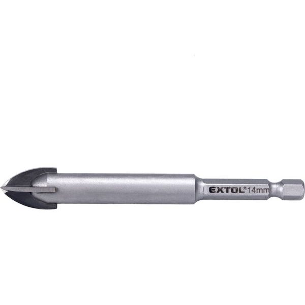 EXTOL PREMIUM VRTÁK NA SKLO A KERAMIKU KARBIDOVÝ, O 14MM, 8801894 - VRTÁKY DO SKLA A KERAMIKY{% if zbozi.kategorie.adresa_nazvy[0] != zbozi.kategorie.nazev %} - PŘÍSLUŠENSTVÍ{% endif %}