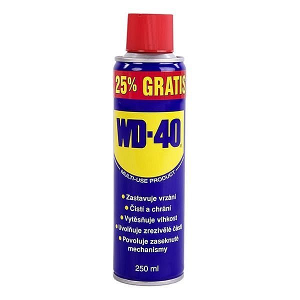 UNIVERZÁLNÍ MAZIVO WD-40 250ML - AUTO-POTŘEBY{% if zbozi.kategorie.adresa_nazvy[0] != zbozi.kategorie.nazev %} - DÍLNA A GARÁŽ{% endif %}