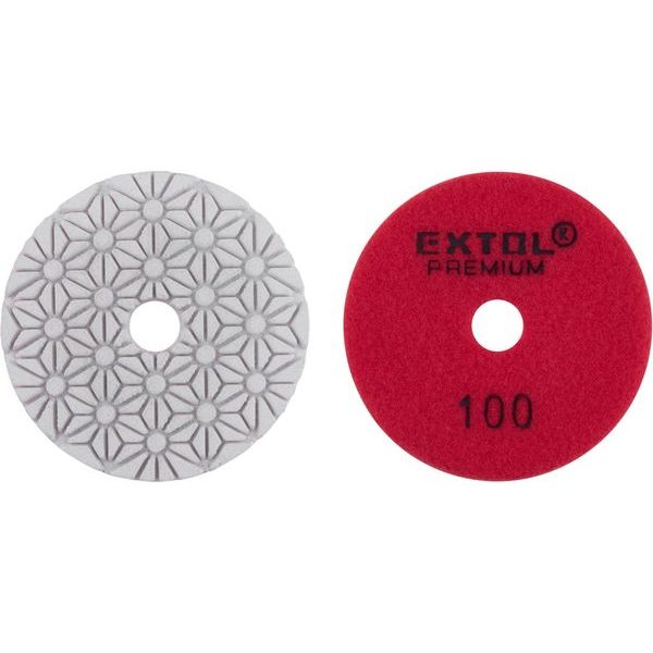EXTOL PREMIUM KOTOUČ DIAMANTOVÝ LEŠTÍCÍ NA OBKLADY, O100MM, P100, SUCHÝ ZIP, 8803092 - DIAMANTOVÉ LEŠTÍCÍ KOTOUČE{% if zbozi.kategorie.adresa_nazvy[0] != zbozi.kategorie.nazev %} - PŘÍSLUŠENSTVÍ{% endif %}