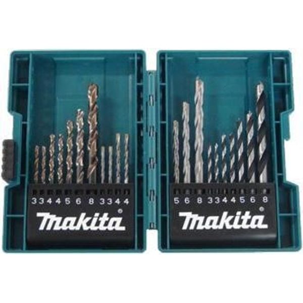 MAKITA B-44884 - SADA VRTÁKŮ DO KOVU/DŘEVA/ZDIVA 3-8MM (PO 1), 21KS - VRTÁKY DO KOVU{% if zbozi.kategorie.adresa_nazvy[0] != zbozi.kategorie.nazev %} - PŘÍSLUŠENSTVÍ{% endif %}