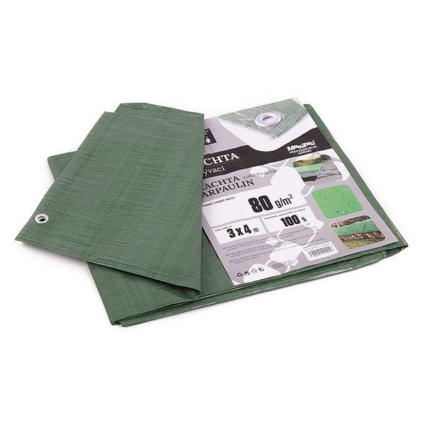 PLACHTA 80G ZELENÁ 3X4M - PLACHTY STANDARD{% if zbozi.kategorie.adresa_nazvy[0] != zbozi.kategorie.nazev %} - DÍLNA A GARÁŽ{% endif %}
