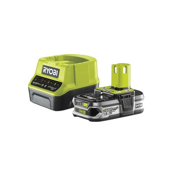 RYOBI RC18120-115 SADA 18 V LITHIUM IONTOVÁ BATERIE 1,5 AH S NABÍJEČKOU RC18120 ONE+ - AKU RYOBI ONE+{% if zbozi.kategorie.adresa_nazvy[0] != zbozi.kategorie.nazev %} - AKU NÁŘADÍ{% endif %}