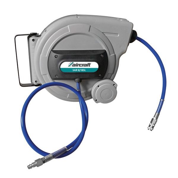 NAVÍJECÍ BUBEN S HADICÍ A INTEGROVANOU BRZDOU SAR 8/18 SL - TLAKOVÉ VZDUCHOVÉ HADICE{% if zbozi.kategorie.adresa_nazvy[0] != zbozi.kategorie.nazev %} - PNEU NÁŘADÍ{% endif %}