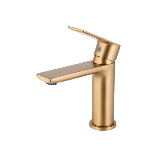 UMYVADLOVÁ BATERIE MIXXUS PREMIUM ALEX 001 BRUSHED GOLD, ZLATÁ | ALEX 001 BRUSHED GOLD PROCRAFT - UMYVADLOVÉ BATERIE{% if zbozi.kategorie.adresa_nazvy[0] != zbozi.kategorie.nazev %} - SANITA{% endif %}