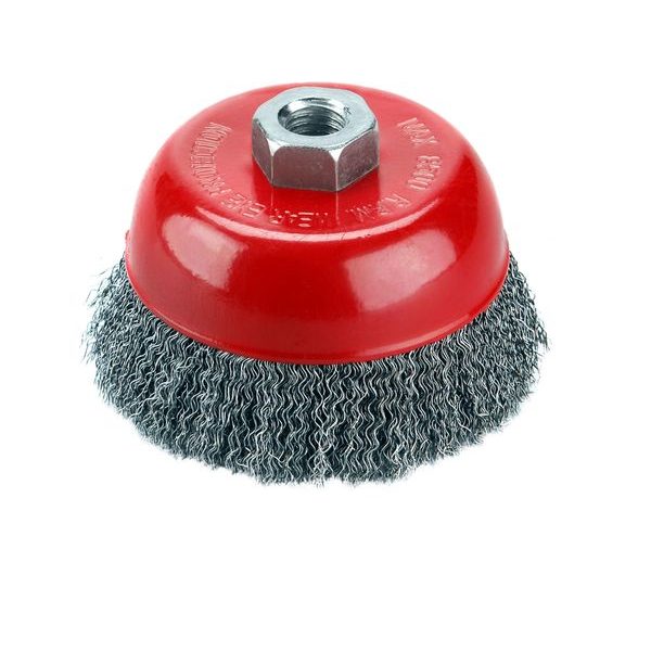 EXTOL CRAFT KARTÁČ HRNKOVÝ OCELOVÝ, O 100MM, 17003 - KARTÁČE NA BRUSKU{% if zbozi.kategorie.adresa_nazvy[0] != zbozi.kategorie.nazev %} - PŘÍSLUŠENSTVÍ{% endif %}