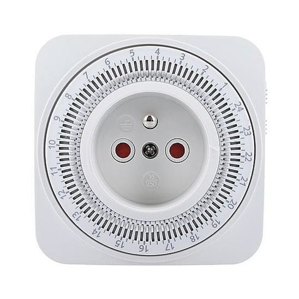 ČASOVÝ SPÍNAČ MECHANICKÝ, DENNÍ 24H., INTERVAL 15MIN, VYPÍNAČ, ČTVERCOVÝ - ELEKTRO{% if zbozi.kategorie.adresa_nazvy[0] != zbozi.kategorie.nazev %} - DŮM A DOMÁCNOST, ELEKTRO..{% endif %}