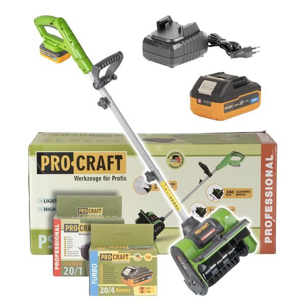 AKU SNĚHOVÁ FRÉZA PROCRAFT PSB20 | SPSB20/20-4-TURBO/20-1 PROCRAFT - AKU SNĚHOVÉ FRÉZY{% if zbozi.kategorie.adresa_nazvy[0] != zbozi.kategorie.nazev %} - ZAHRADA{% endif %}