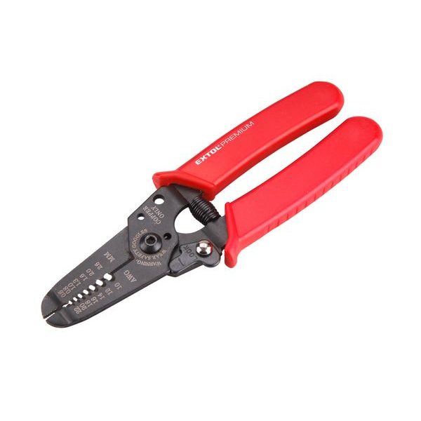 EXTOL PREMIUM KLEŠTĚ ODIZOLOVACÍ/ŠTÍPACÍ NA VODIČE, 165MM/0,6-2,6MM, 8831120 - ODIZOLOVACÍ KLEŠTĚ{% if zbozi.kategorie.adresa_nazvy[0] != zbozi.kategorie.nazev %} - RUČNÍ NÁŘADÍ{% endif %}