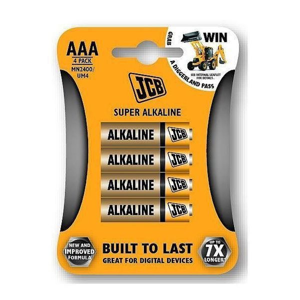 JCB SUPER ALKALICKÁ BATERIE LR03, BLISTR 4KS - BATERIE AA, AAA, 9V ...{% if zbozi.kategorie.adresa_nazvy[0] != zbozi.kategorie.nazev %} - DŮM A DOMÁCNOST, ELEKTRO..{% endif %}