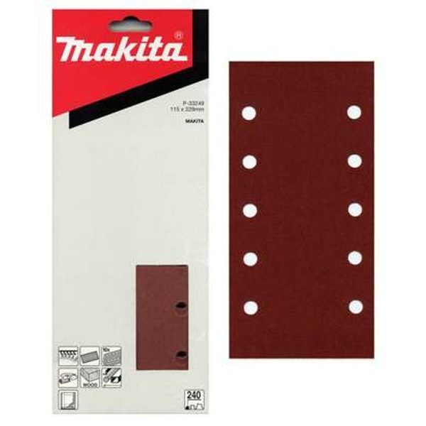 MAKITA P-33227 - PAPÍR BRUSNÝ SUCHÝ ZIP 115X229MM 10 DĚR K150, 10KS = OLD P-02222 - BRUSNÝ PAPÍR - VIBRAČNÍ BRUSKY{% if zbozi.kategorie.adresa_nazvy[0] != zbozi.kategorie.nazev %} - PŘÍSLUŠENSTVÍ{% endif %}