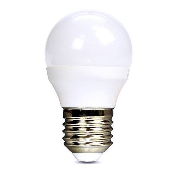 LED ŽÁROVKA, MINIGLOBE, 6W, E27, 3000K, 510LM - PATICE E27 (KLASICKÁ ŽÁROVKA){% if zbozi.kategorie.adresa_nazvy[0] != zbozi.kategorie.nazev %} - SVÍTIDLA{% endif %}