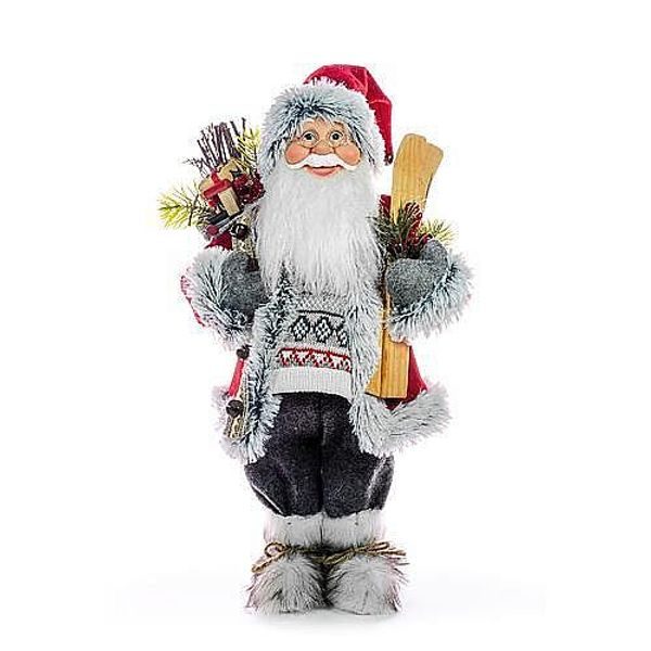 POSTAVIČKA MAGICHOME SANTA S LYŽEMI A DŘEVEM, 60CM - VÁNOČNÍ DEKORACE{% if zbozi.kategorie.adresa_nazvy[0] != zbozi.kategorie.nazev %} - DŮM A DOMÁCNOST, ELEKTRO..{% endif %}