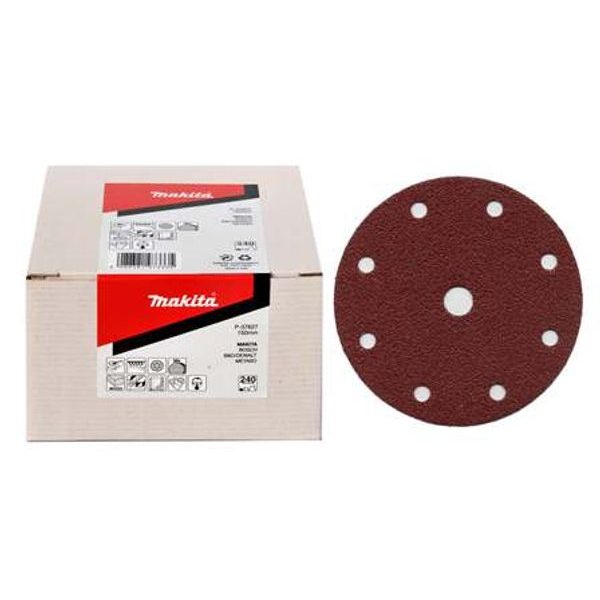 MAKITA P-37574 - PAPÍR BRUSNÝ SUCHÝ ZIP 150MM 6 DĚR K60, 50KS - BRUSNÝ PAPÍR 150 MM{% if zbozi.kategorie.adresa_nazvy[0] != zbozi.kategorie.nazev %} - PŘÍSLUŠENSTVÍ{% endif %}