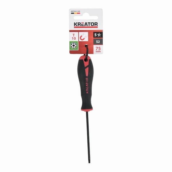 KREATOR KRTH21105 ŠROUBOVÁK TORX T10 75MM - ŠROUBOVÁKY TORX{% if zbozi.kategorie.adresa_nazvy[0] != zbozi.kategorie.nazev %} - RUČNÍ NÁŘADÍ{% endif %}