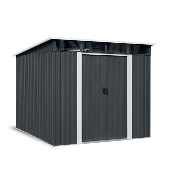 RIWALL PRO RMSP 9X8 ANTHRACITE LUX ZAHRADNÍ DOMEK KOVOVÝ 2,4 X 2,8 M S PULTOVOU STŘECHOU ANTRACIT - ZAHRADNÍ DOMKY{% if zbozi.kategorie.adresa_nazvy[0] != zbozi.kategorie.nazev %} - DŮM A DOMÁCNOST, ELEKTRO..{% endif %}