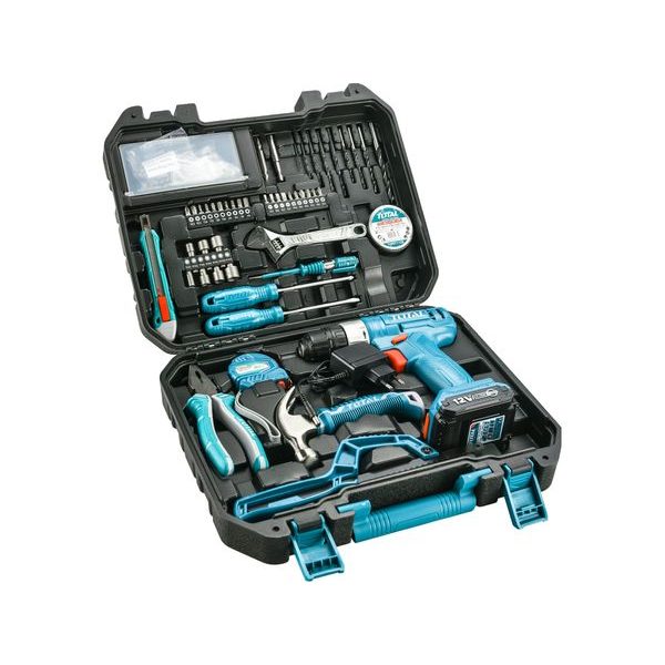 TOTAL VRTACÍ ŠROUBOVÁK AKU 12V LI-ION S NÁŘADÍM, SADA 128KS, THKTHP11282 - AKU VRTAČKY - ŠROUBOVÁKY{% if zbozi.kategorie.adresa_nazvy[0] != zbozi.kategorie.nazev %} - ELEKTRICKÉ NÁŘADÍ{% endif %}