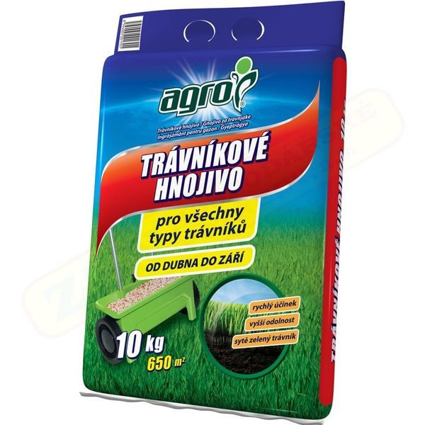 AGRO CS TRÁVNÍKOVÉ HNOJIVO 10 KG - HNOJIVA{% if zbozi.kategorie.adresa_nazvy[0] != zbozi.kategorie.nazev %} - ZAHRADA{% endif %}