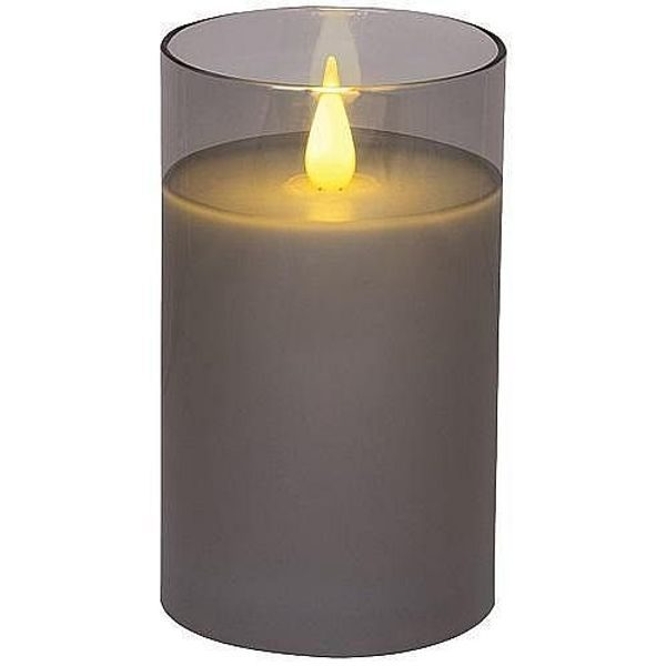 SVÍČKA MAGICHOME LED VE SKLE, 2XAA, 7,5X12,5CM - VÁNOČNÍ DEKORACE{% if zbozi.kategorie.adresa_nazvy[0] != zbozi.kategorie.nazev %} - DŮM A DOMÁCNOST, ELEKTRO..{% endif %}