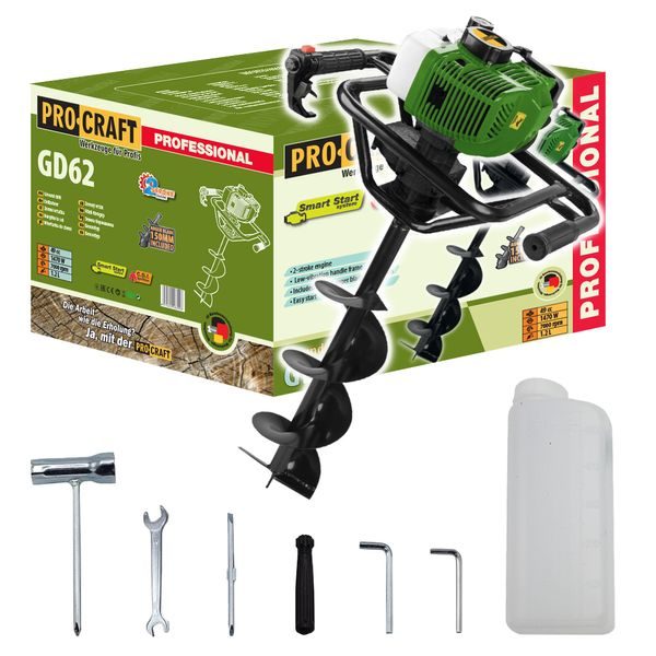 ZEMNÍ VRTÁK PROCRAFT GD62 | GD62 PROCRAFT - PŮDNÍ VRTÁKY{% if zbozi.kategorie.adresa_nazvy[0] != zbozi.kategorie.nazev %} - ZAHRADA{% endif %}