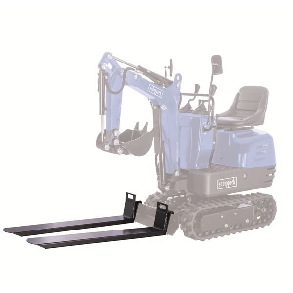 SCHEPPACH PALETOVÉ VIDLE PRO EXC 1400 - PŘÍSLUŠENSTVÍ K NAKLADAČŮM A BAGRŮM{% if zbozi.kategorie.adresa_nazvy[0] != zbozi.kategorie.nazev %} - STAVEBNÍ TECHNIKA{% endif %}
