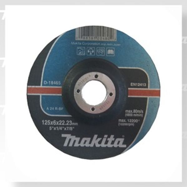 MAKITA D-18465 - BRUSNÝ KOTOUČ NA KOV 125X6MM - BRUSNÉ KOTOUČE NA KOV{% if zbozi.kategorie.adresa_nazvy[0] != zbozi.kategorie.nazev %} - PŘÍSLUŠENSTVÍ{% endif %}