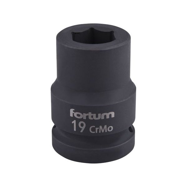 FORTUM HLAVICE NÁSTRČNÁ RÁZOVÁ 3/4", 19MM, L 52MM, CRMOV, 4703019 - RÁZOVÉ HLAVICE{% if zbozi.kategorie.adresa_nazvy[0] != zbozi.kategorie.nazev %} - RUČNÍ NÁŘADÍ{% endif %}