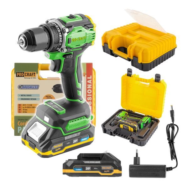 AKU ŠROUBOVÁK PROCRAFT PA18PRO | PA18PRO PROCRAFT - AKU ŠROUBOVÁK 18V - 20V{% if zbozi.kategorie.adresa_nazvy[0] != zbozi.kategorie.nazev %} - AKU NÁŘADÍ{% endif %}