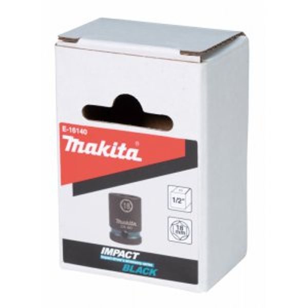 MAKITA E-16140 - KLÍČ NÁSTRČNÝ 1/2", ČTYŘHRAN, IMPACT BLACK, 18MM - NÁSTROJE ČTYŘHRAN 1/2"{% if zbozi.kategorie.adresa_nazvy[0] != zbozi.kategorie.nazev %} - MAKITA-SHOP{% endif %}