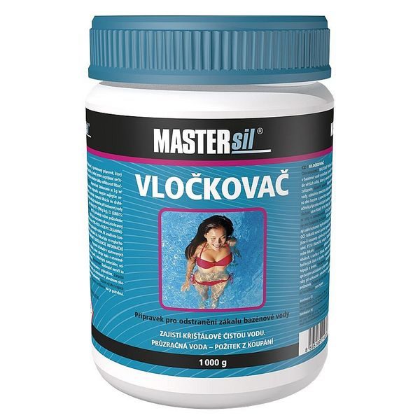 VLOČKOVAČ MASTERSIL DÓZA 1KG - BAZÉNOVÉ PŘÍSLUŠENSTVÍ A CHEMIE{% if zbozi.kategorie.adresa_nazvy[0] != zbozi.kategorie.nazev %} - ZAHRADA{% endif %}