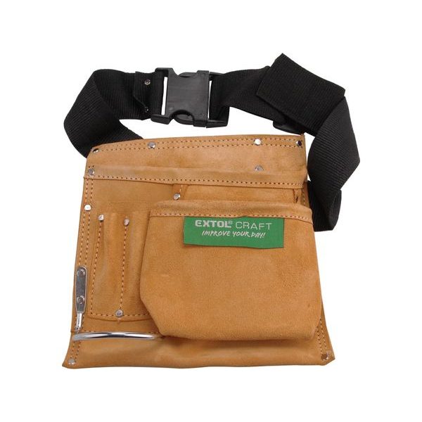 EXTOL CRAFT PÁS NA NÁŘADÍ KOŽENÝ, 3 KAPSY, 418 - PÁSY NA NÁŘADÍ{% if zbozi.kategorie.adresa_nazvy[0] != zbozi.kategorie.nazev %} - PŘÍSLUŠENSTVÍ{% endif %}