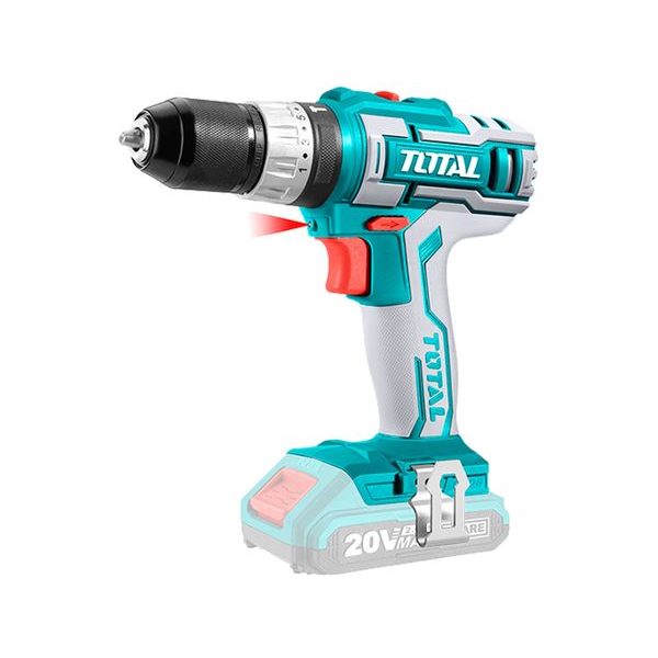 TOTAL VRTACÍ ŠROUBOVÁK AKU S PŘÍKLEPEM, 20V LI-ION (2X), 2000MAH, SADA 50KS, INDUSTRIAL, TIDLI2002 - PŘÍKLEPOVÝ ŠROUBOVÁK 18V - 20V{% if zbozi.kategorie.adresa_nazvy[0] != zbozi.kategorie.nazev %} - AKU NÁŘADÍ{% endif %}