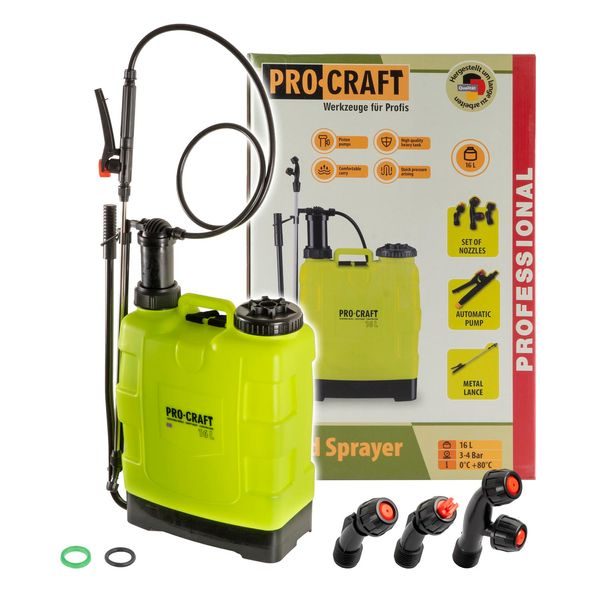 RUČNÍ POSTŘIKOVAČ PROCRAFT HS-16 | HS-16 PROCRAFT - ZÁDOVÉ A RUČNÍ POSTŘIKOVAČE{% if zbozi.kategorie.adresa_nazvy[0] != zbozi.kategorie.nazev %} - ZAHRADA{% endif %}