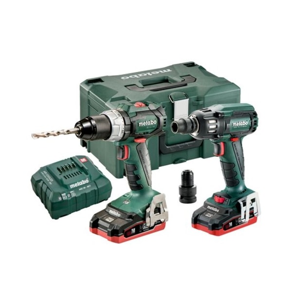 METABO SB 18 LT +SSW - COMBO SET 2.1.10 18 V BL LIHD  - PŘÍKLEPOVÝ ŠROUBOVÁK 18V - 20V{% if zbozi.kategorie.adresa_nazvy[0] != zbozi.kategorie.nazev %} - AKU NÁŘADÍ{% endif %}