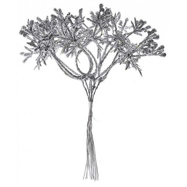VĚTVIČKA MAGICHOME STŘÍBRNÁ, 15CM - VÁNOČNÍ DEKORACE{% if zbozi.kategorie.adresa_nazvy[0] != zbozi.kategorie.nazev %} - DŮM A DOMÁCNOST, ELEKTRO..{% endif %}