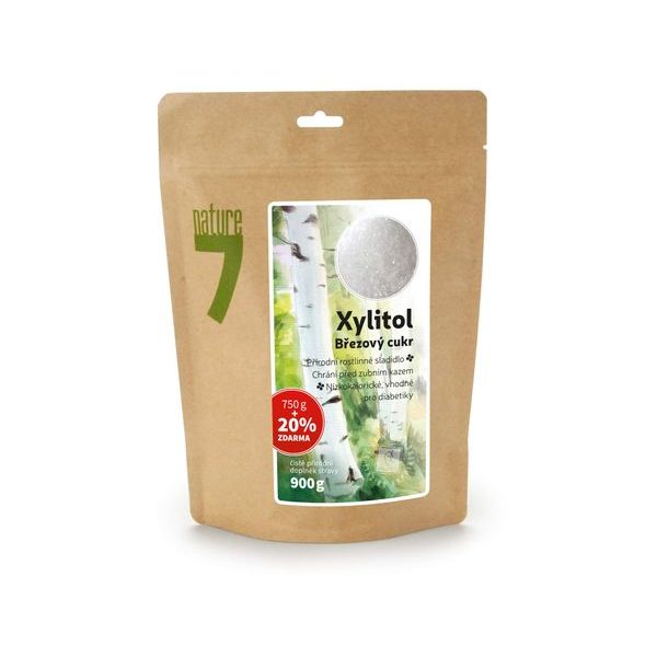 XYLITOL CUKR, JEMNÁ KRUPICE, 750G+20%ZDARMA, 900G JEMNÁ KRUPICE NATURE7 588001 - ZDRAVÉ POTRAVINY{% if zbozi.kategorie.adresa_nazvy[0] != zbozi.kategorie.nazev %} - DŮM A DOMÁCNOST, ELEKTRO..{% endif %}