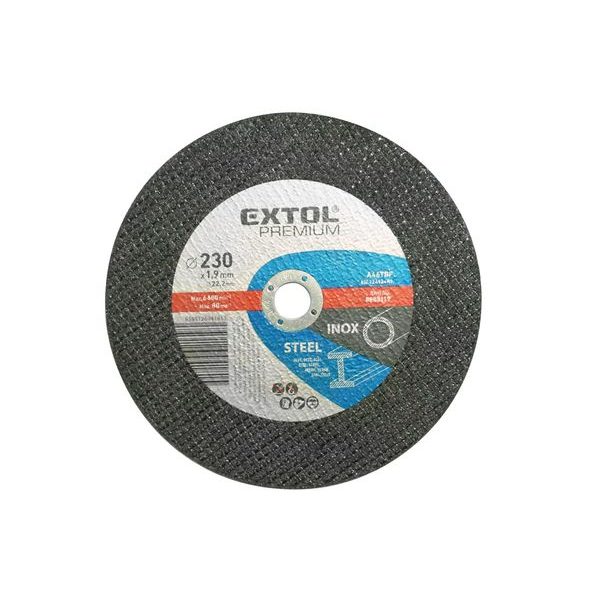 EXTOL PREMIUM KOTOUČ ŘEZNÝ NA OCEL/NEREZ, O 230X1,9X22,2MM, 8808119 - ŘEZNÝ KOTOUČ 230 MM{% if zbozi.kategorie.adresa_nazvy[0] != zbozi.kategorie.nazev %} - PŘÍSLUŠENSTVÍ{% endif %}