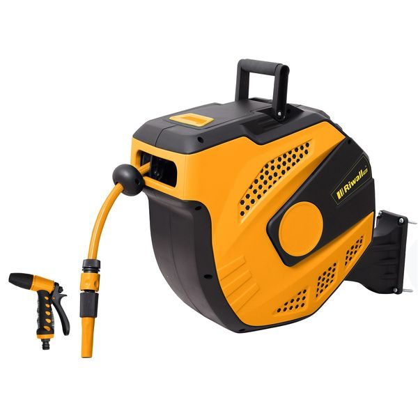 RIWALL PRO RWHR 27 SET SAMONAVÍJECÍ BUBEN SE ZAHRADNÍ HADICÍ 27 M A PŘÍSLUŠENSTVÍM - NAVIJÁKY NA HADICI{% if zbozi.kategorie.adresa_nazvy[0] != zbozi.kategorie.nazev %} - ZAHRADA{% endif %}