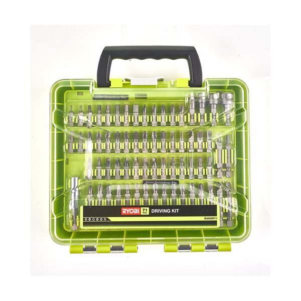 RYOBI RAKDD71 71 KS SADA VRTÁKŮ A ŠROUBOVACÍCH BITŮ - SADY BITŮ{% if zbozi.kategorie.adresa_nazvy[0] != zbozi.kategorie.nazev %} - PŘÍSLUŠENSTVÍ{% endif %}