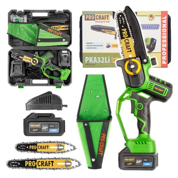 AKU RUČNÍ PILKA S POUZDREM PROCRAFT PKA32LI-P | PKA32LI-P PROCRAFT - PROŘEZÁVACÍ PILY{% if zbozi.kategorie.adresa_nazvy[0] != zbozi.kategorie.nazev %} - ZAHRADA{% endif %}