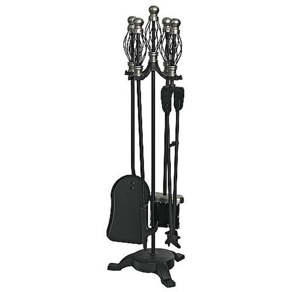 SADA KRBOVÉHO NÁŘADÍ HOMEFIRE FT23SB, 5-DÍLNÁ, PONIKLOVANÁ, 66CM - PŘÍSLUŠENSTVÍ K TOPIDLŮM{% if zbozi.kategorie.adresa_nazvy[0] != zbozi.kategorie.nazev %} - TOPIDLA, VYSOUŠEČE, ODVLHČOVAČE{% endif %}