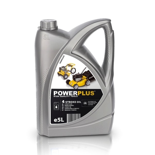 POWERPLUS POWOIL035 OLEJ DO 4-TAKTNÍCH MOTORŮ 5L - MOTOROVÝ OLEJ DO SEKAČEK{% if zbozi.kategorie.adresa_nazvy[0] != zbozi.kategorie.nazev %} - PŘÍSLUŠENSTVÍ{% endif %}