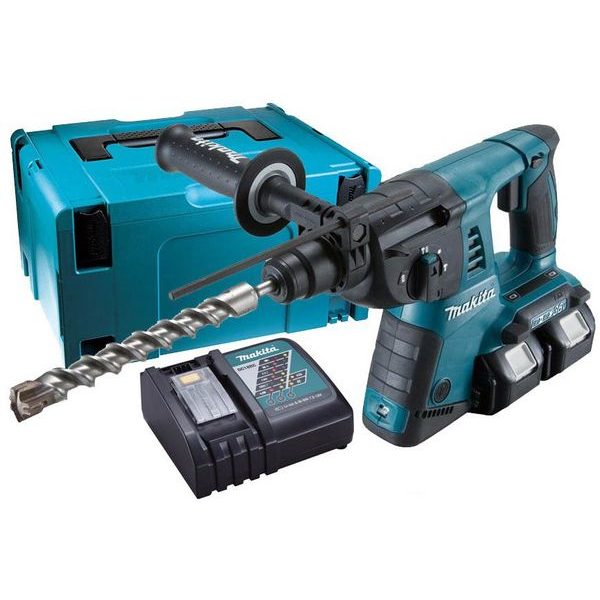 MAKITA DHR263PF2J - AKU KLADIVO LI-ION 2X18V/3,0AH, SYSTAINER - AKU VRTACÍ A BOURACÍ KLADIVA{% if zbozi.kategorie.adresa_nazvy[0] != zbozi.kategorie.nazev %} - AKU NÁŘADÍ{% endif %}