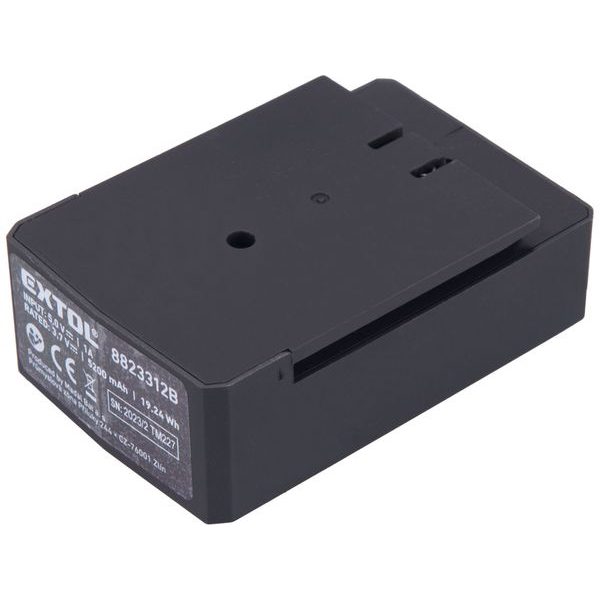 EXTOL PREMIUM BATERIE AKUMULÁTOROVÁ K LASERU 8823312, 3,7V, LI-ION, 5200MAH (19,2WH), 8823312B - PŘÍSLUŠENSTVÍ PRO EXTOL{% if zbozi.kategorie.adresa_nazvy[0] != zbozi.kategorie.nazev %} - NÁHRADNÍ DÍLY{% endif %}