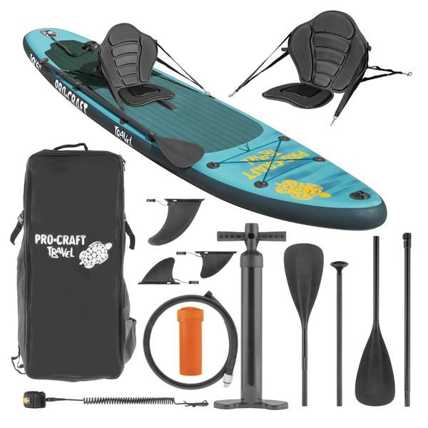 PADDLEBOARD SET PROCRAFT TRAVEL SUP320 | SUP320 PROCRAFT - DOPLŇKY A VYCHYTÁVKY{% if zbozi.kategorie.adresa_nazvy[0] != zbozi.kategorie.nazev %} - DŮM A DOMÁCNOST, ELEKTRO..{% endif %}
