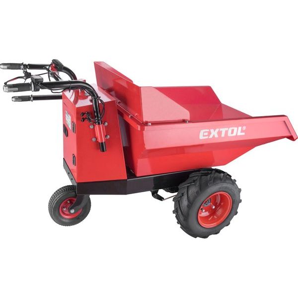 EXTOL PREMIUM TRANSPORTÉR S POJEZDEM AKU, 400KG, 200L, 54V LI-ION, 15AH, 8891591 - MOTOROVÉ A AKU VOZÍKY, KOLEČKA, MINIDUMPER{% if zbozi.kategorie.adresa_nazvy[0] != zbozi.kategorie.nazev %} - STAVEBNÍ TECHNIKA{% endif %}