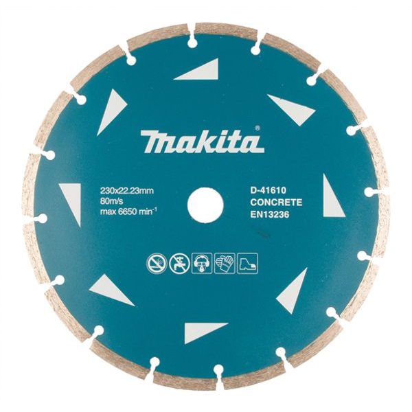 MAKITA D-41610 - KOTOUČ ŘEZNÝ DIAMANTOVÝ SEGMENTOVÝ 230X22.23MM = OLD D-41610-10 - DIAMANTOVÉ KOTOUČE - SEGMENTOVÉ{% if zbozi.kategorie.adresa_nazvy[0] != zbozi.kategorie.nazev %} - PŘÍSLUŠENSTVÍ{% endif %}