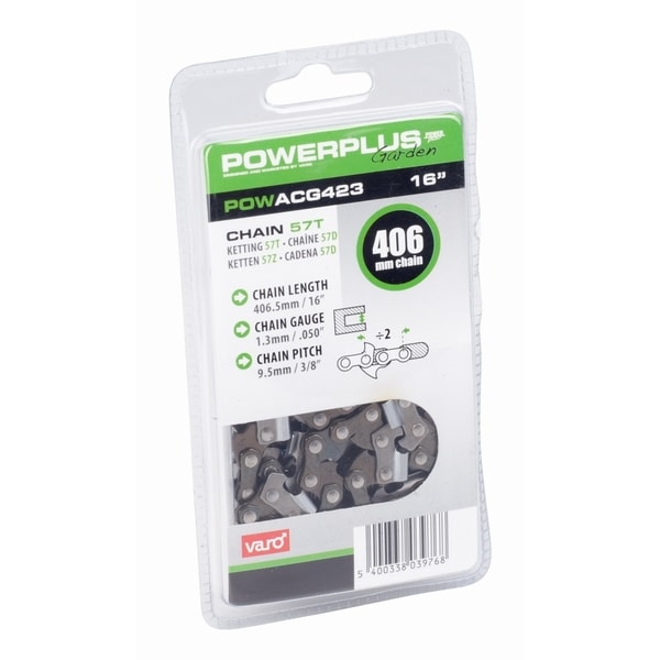 POWERPLUS POWACG423 PILOVÝ ŘETĚZ 16" (400) - 57T - POW - ŘETĚZY - ŘETĚZOVÉ PILY{% if zbozi.kategorie.adresa_nazvy[0] != zbozi.kategorie.nazev %} - ZAHRADA{% endif %}