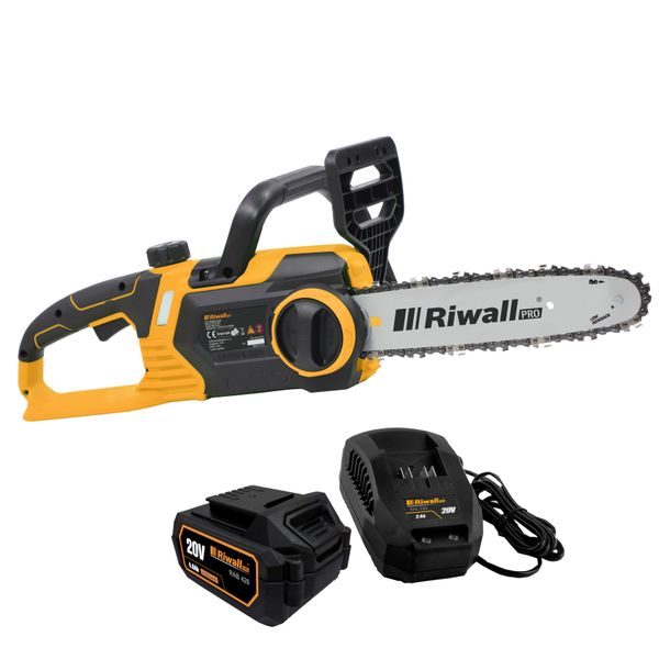 RIWALL PRO RACS 2520I SET AKU ŘETĚZOVÁ PILA 20 V S BEZUHLÍKOVÝM MOTOREM + 4AH BATERIE + NABÍJEČKA - AKU ŘETĚZOVÉ PILY{% if zbozi.kategorie.adresa_nazvy[0] != zbozi.kategorie.nazev %} - ZAHRADA{% endif %}